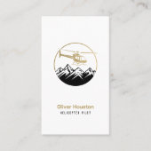 Helicopter Pilot | Transportation Visitekaartje (Voorkant)