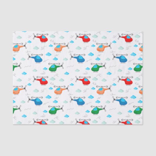 Helicopter Tissuepapier (Voorkant)