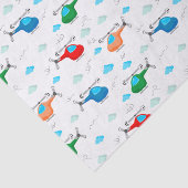 Helicopter Tissuepapier (Detail)