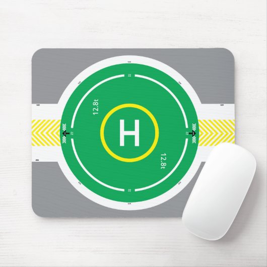 HeliDECK groene Muismat 2 (Met muis)