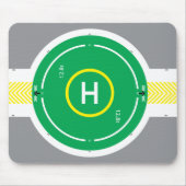 HeliDECK groene Muismat 2 (Voorkant)