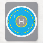 HeliDECK Muismat blauw (Voorkant)