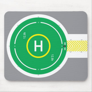 HeliDECK Muismat Groen één weg