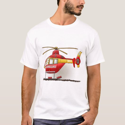 Helikopter Ambulance Mannen Tanktop (Voorkant)