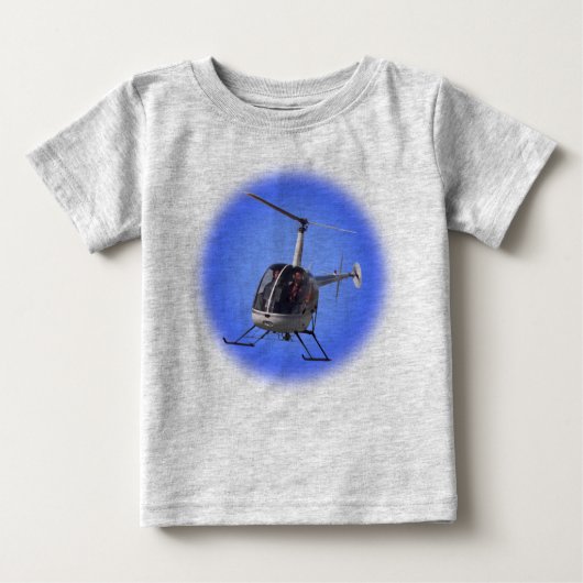 Helikopter Baby Shirten Baby Helikopter T-shirt (Voorkant)