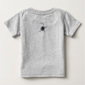 Helikopter Baby Shirten Baby Helikopter T-shirt (Achterkant)