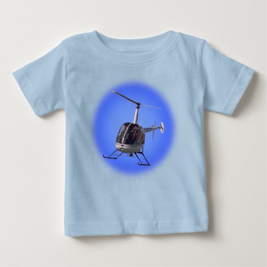 Helikopter Baby Shirten Baby Topjes (Voorkant)