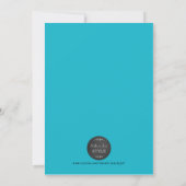 Helikopter Baby shower uitnodiging (Achterkant)