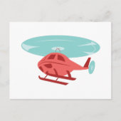 Helikopter Briefkaart (Voorkant)