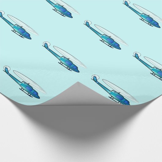 Helikopter Cadeaupapier (Hoek)