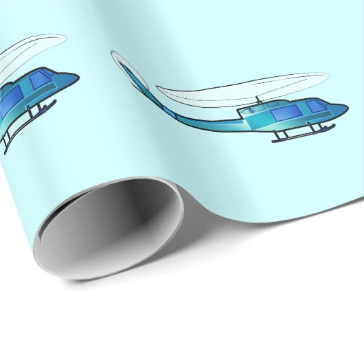 Helikopter Cadeaupapier (Rol Hoek)