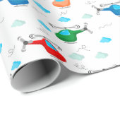 Helikopter Cadeaupapier (Rol Hoek)