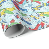 helikopter cadeaupapier (Rol Hoek)