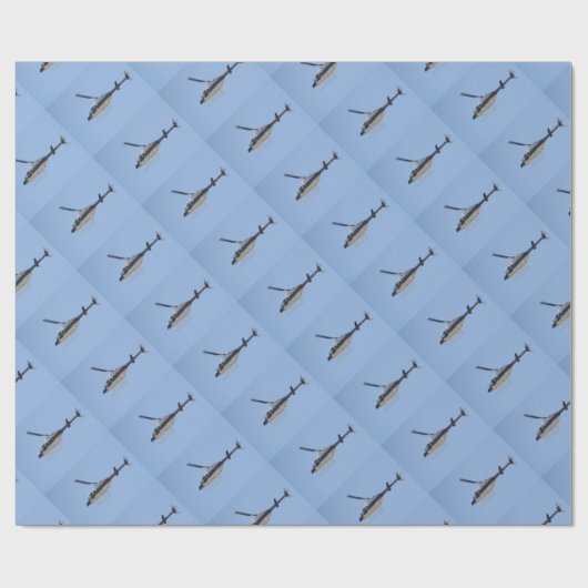 Helikopter Cadeaupapier (Vlak)