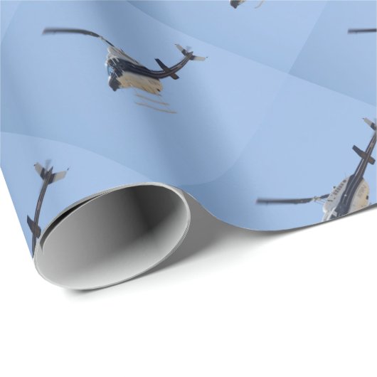 Helikopter Cadeaupapier (Rol Hoek)