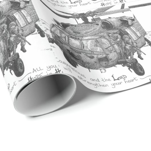 Helikopter Cadeaupapier (Rol Hoek)