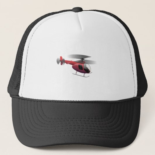 Helikopter Cartoon Trucker Pet (Voorkant)