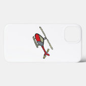 Helikopter Case-Mate iPhone Case (Achterkant (horizontaal))