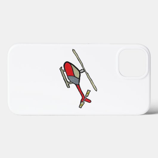 Helikopter Case-Mate iPhone Case (Achterkant (horizontaal))
