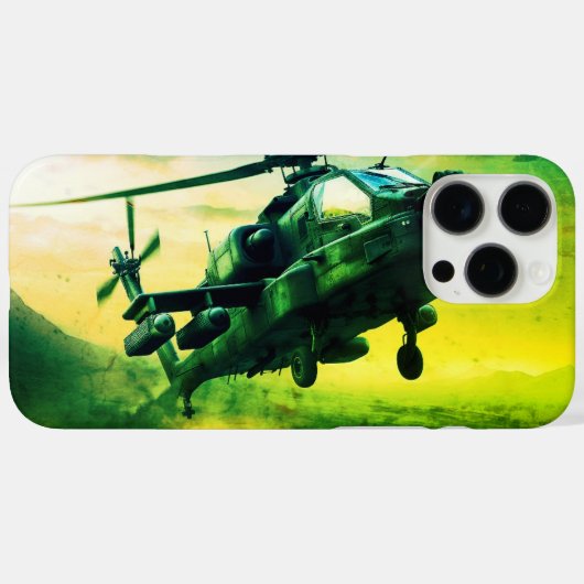 Helikopter Case-Mate iPhone case (Achterkant (horizontaal))