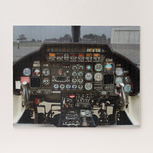 Helikopter cockpit legpuzzel (Horizontaal)