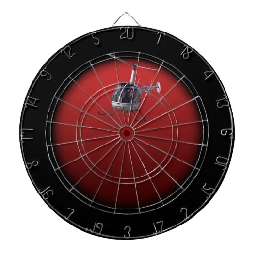 Helikopter Dart Board Cool Helikopter Dart Board Dartbord (Voorkant)