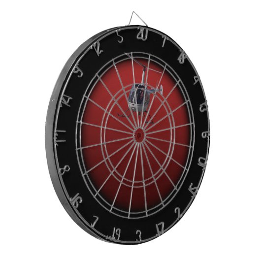 Helikopter Dart Board Cool Helikopter Dart Board Dartbord (Voorkant Links)