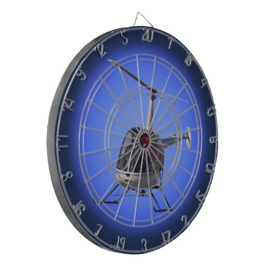 Helikopter Dart Board Cool Helikopter Dart Board Dartbord (Voorkant Links)