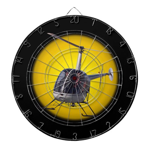 Helikopter Dart Board Cool Helikopter Dart Board Dartbord (Voorkant)
