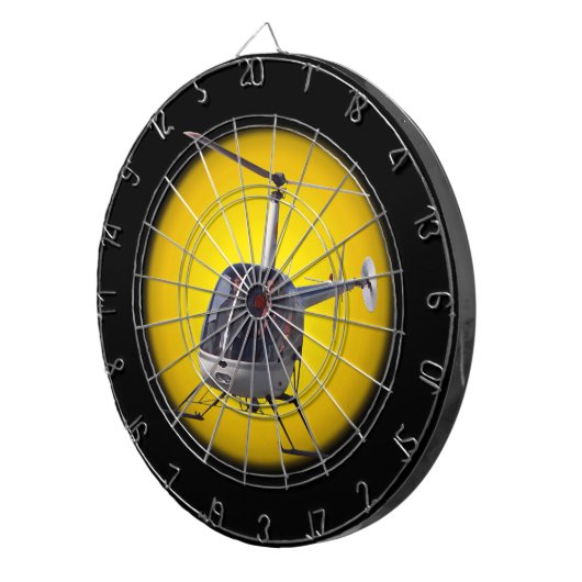 Helikopter Dart Board Cool Helikopter Dart Board Dartbord (Voorkant Rechts)