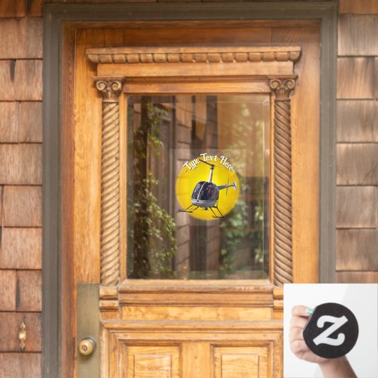 Helikopter Decale aangepaste helikoptervlucht Deca Raamsticker (Huis Deur)