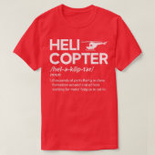 Helikopter Definition Funny Rotary Wing Pilot Funn T-shirt (Design voorkant)