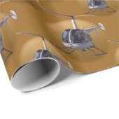 Helikopter die papier voor het oppakken van katoen (Rol Hoek)