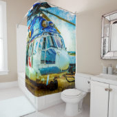 Helikopter Douchegordijn (In situ)