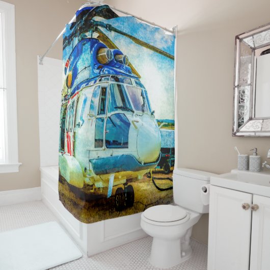 Helikopter Douchegordijn (In situ)