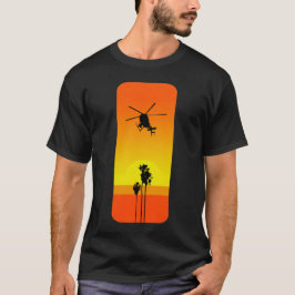 Helikopter en zondst t-shirt