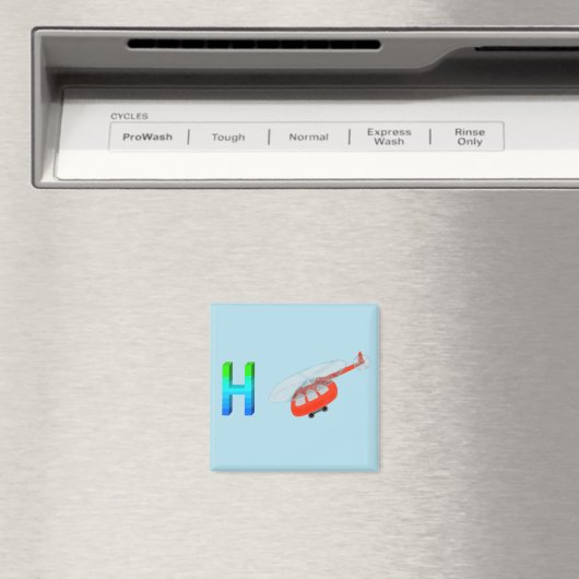 Helikopter Fridge Magnet (Insitu (Vaatwasser))