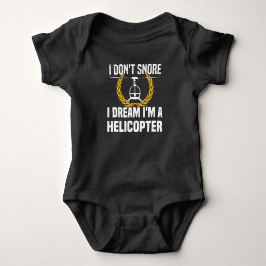Helikopter helikopter Gezegde Hobby piloot Romper (Voorkant)