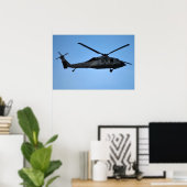 helikopter in poster (Thuiskantoor)
