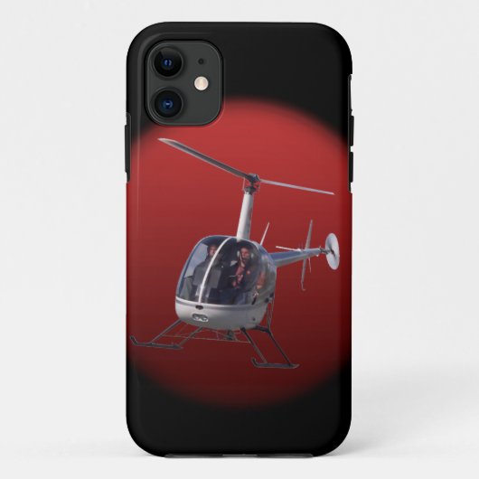 Helikopter iPhone 5 Hoesje Koel Koel Hoesjes piloo (Achterkant)