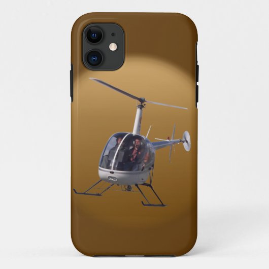 Helikopter iPhone 5 Hoesje Koel Koel Hoesjes piloo (Achterkant)