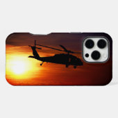 Helikopter iPhone hoesje (Achterkant horizontaal)