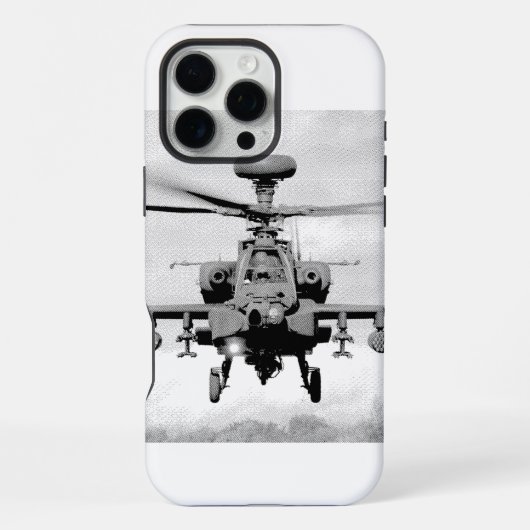 Helikopter iPhone Hoesje (Achterkant)