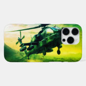 Helikopter iPhone hoesje (Achterkant horizontaal)