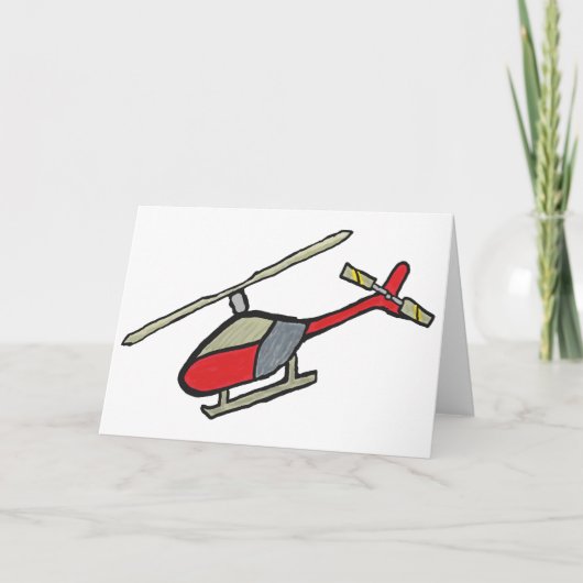 Helikopter Kaart (Voorkant)