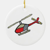 Helikopter Keramisch Ornament (Achterkant)