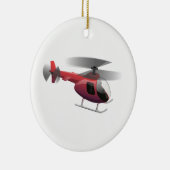 Helikopter Keramisch Ornament (Rechts)