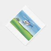 helikopter landingspapier servetten (Hoek)