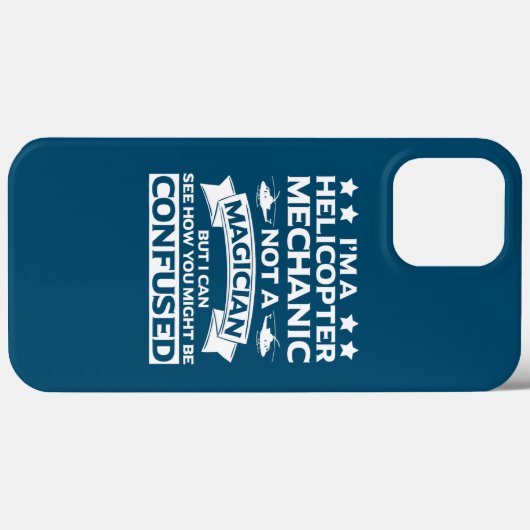 Helikopter Mechanic Apparel Top Funny Mechanics Case-Mate iPhone Case (Achterkant (horizontaal))
