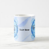 Helikopter met blauw luchtruim mok (Center)